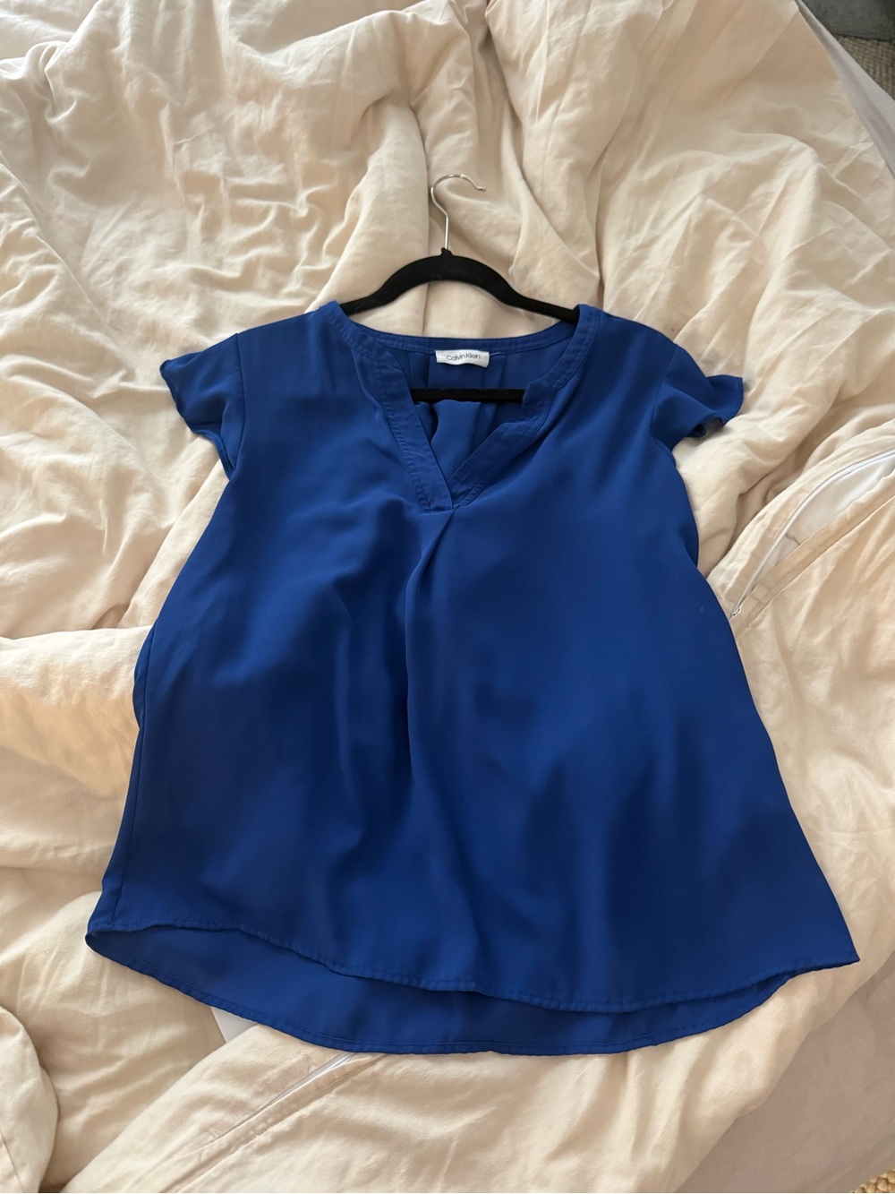 Calvin Klein royal blue blouse